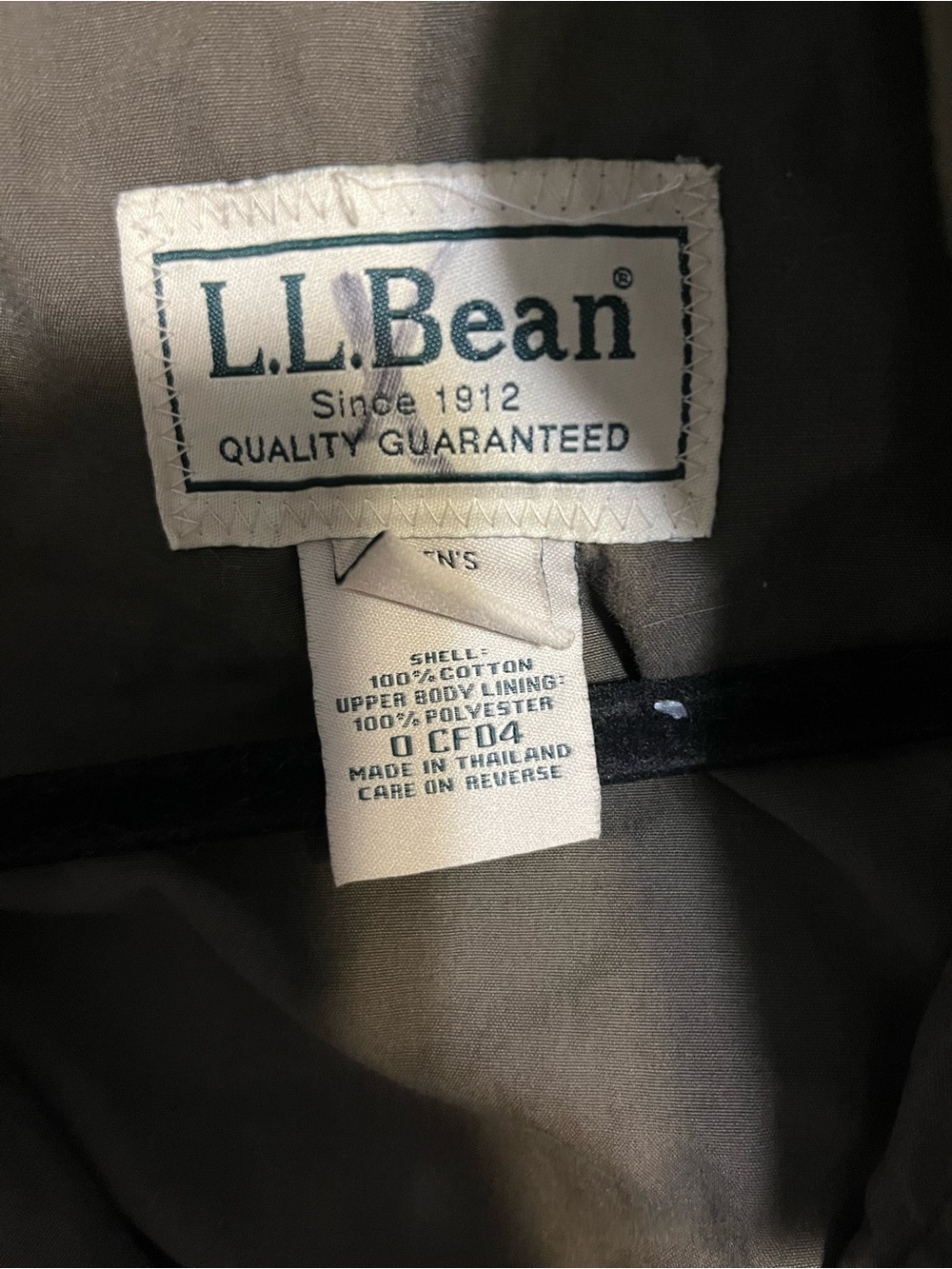L.L. Bean Olive Green Military Field Jacket - Hood - Picture 7 of 12